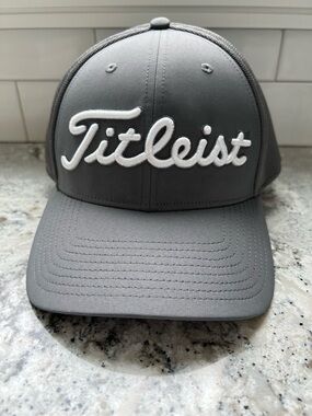 Titleist Grey Script Logo Golf Hat Ryder Cup